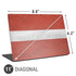 Latvia Flag Distressed Universal Laptop 11in (8.8 x 6.2in) Skin